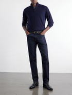 Canali - Slim-Fit Straight-Leg Jeans - Blue