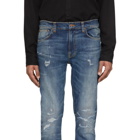 Nudie Jeans Indigo Lean Dean Jeans