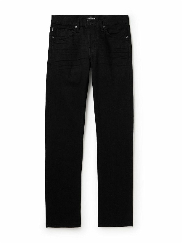 Photo: TOM FORD - Slim-Fit Selvedge Jeans - Black