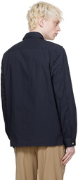 Officine Générale Navy Eloan Long Sleeve Shirt