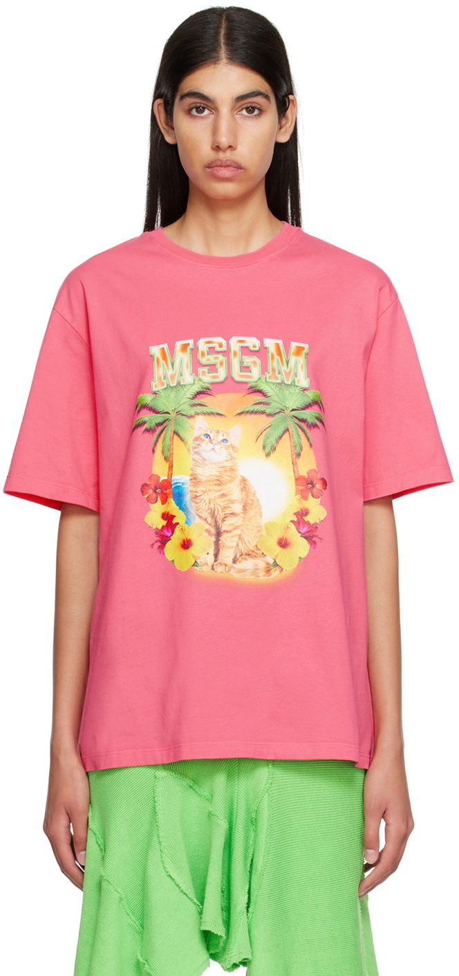 MSGM エムエスジーエム Tシャツ XS コットン WHT 2840MM86 古着の販売・通販なら