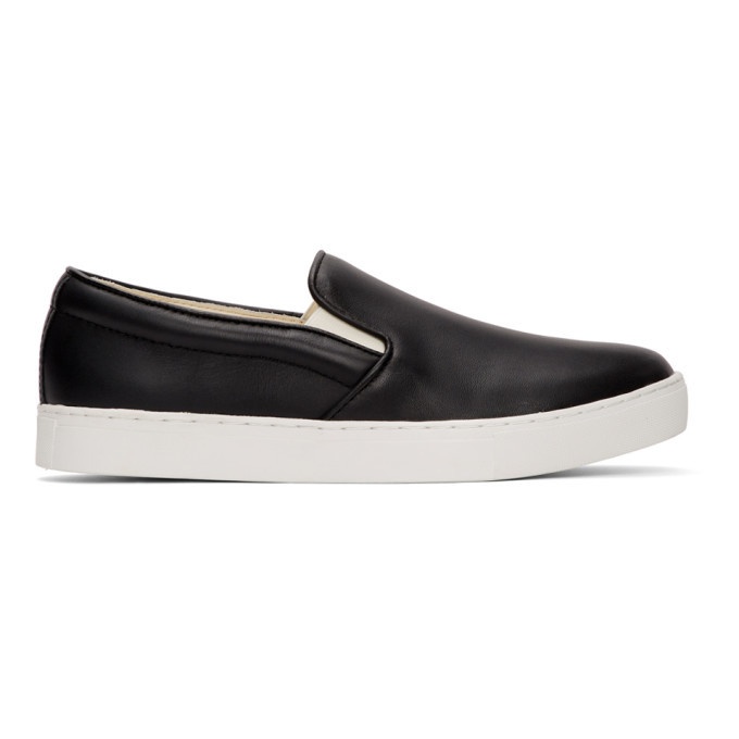 Photo: Comme des Garcons Homme Black Leather Steer Sneakers