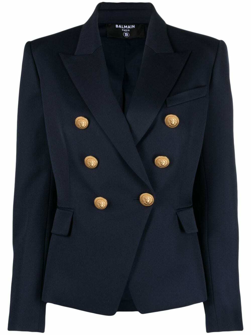 BALMAIN - Double-breasted Wool Blazer Balmain