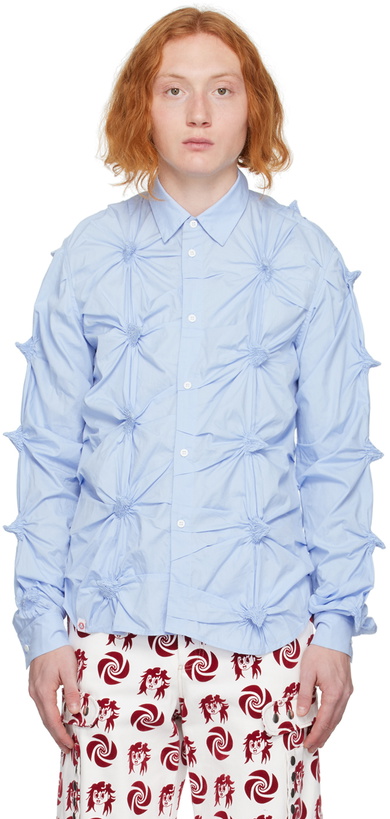 Photo: Charles Jeffrey Loverboy Blue Spikey Shirt