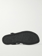 The Row - Fisherman Suede Sandals - Black