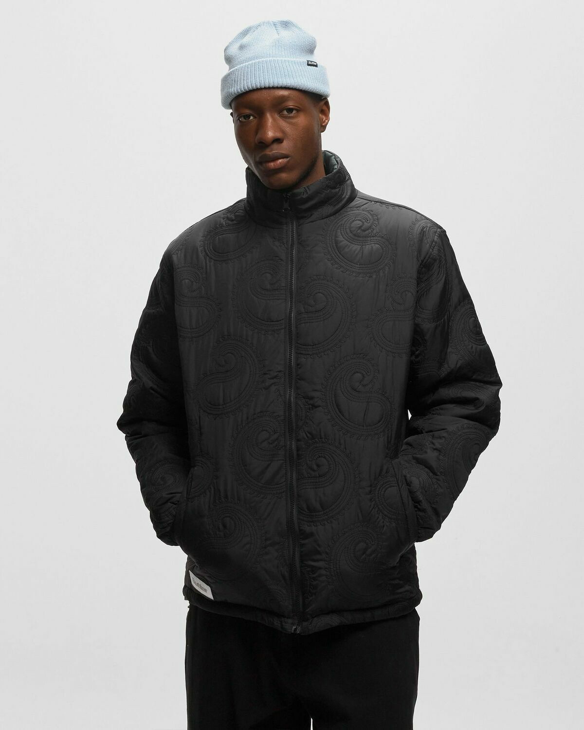 Reversible Puffer Jacket - Grey and Black