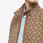 Gucci Men's Horse Bit Monogram Harrington Jacket in Tan