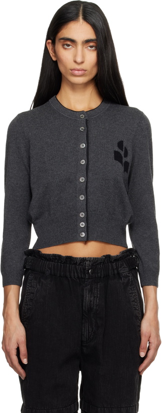 Photo: Isabel Marant Etoile Gray Lona Cardigan