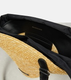 Balenciaga Beach Medium straw tote bag