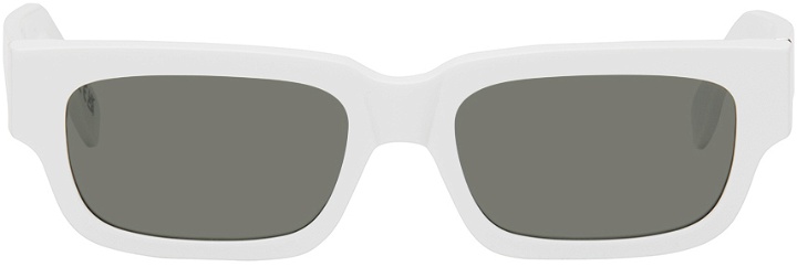Photo: RETROSUPERFUTURE White Roma Sunglasses