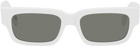RETROSUPERFUTURE White Roma Sunglasses