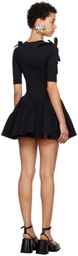 Shushu/Tong Black Flared Minidress