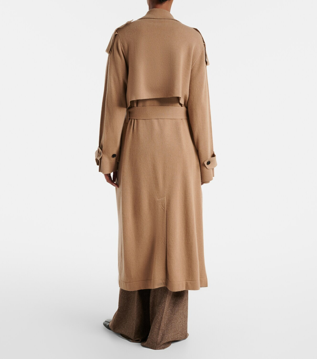 Jardin des Orangers Belted wool and cashmere trench coat