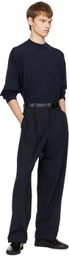 The Row Navy Delsie Turtleneck