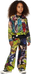 Charles Jeffrey Loverboy SSENSE Exclusive Kids Multicolor Denim Jacket
