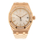 Audemars Piguet Royal Oak Automatic Diamond Silver Dial Ladies Watch 15551OR.ZZ.1356OR.04