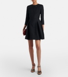 Valentino Crepe Couture embellished minidress