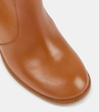 See By Chloé New Ring 80 leather ankle boots