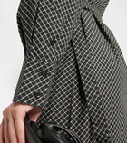 Proenza Schouler Lane polka-dot cotton wrap dress