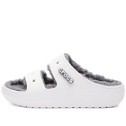 Crocs Classic Cozzzy Sandal in White