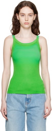 COTTON CITIZEN Green Verona Tank Top