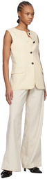 rag & bone Beige Bartlet Vest