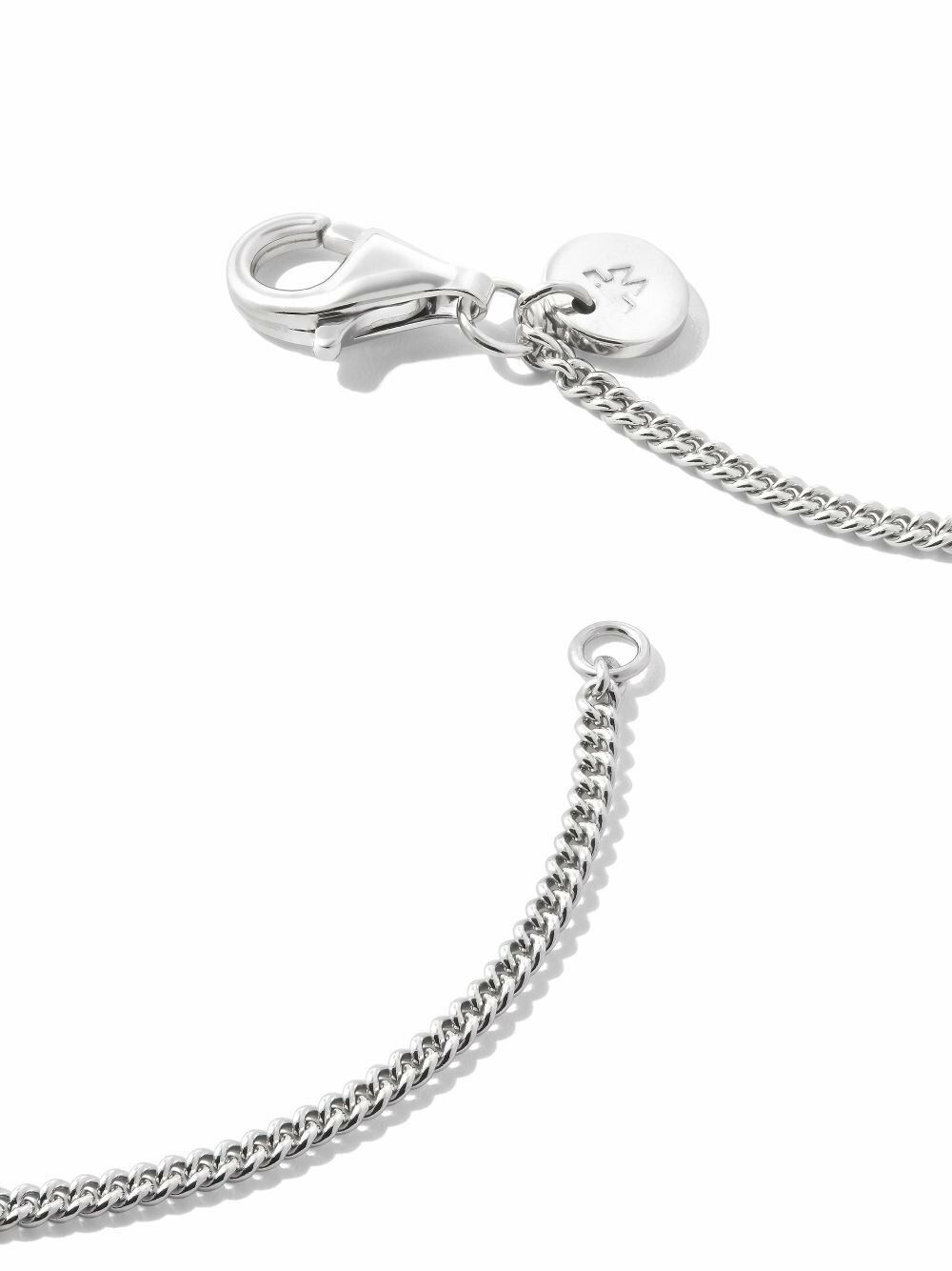 Tom Wood Sterling Silver Curb Chain Slim Necklace Tom Wood