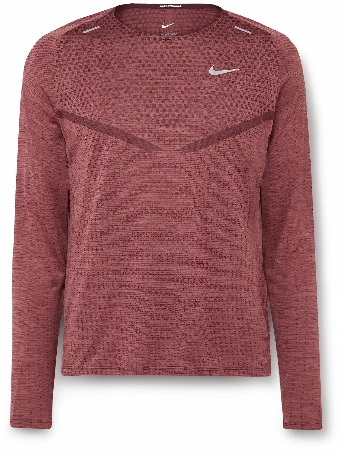Photo: Nike Running - Slim-Fit Dri-FIT ADV TechKnit T-Shirt - Red