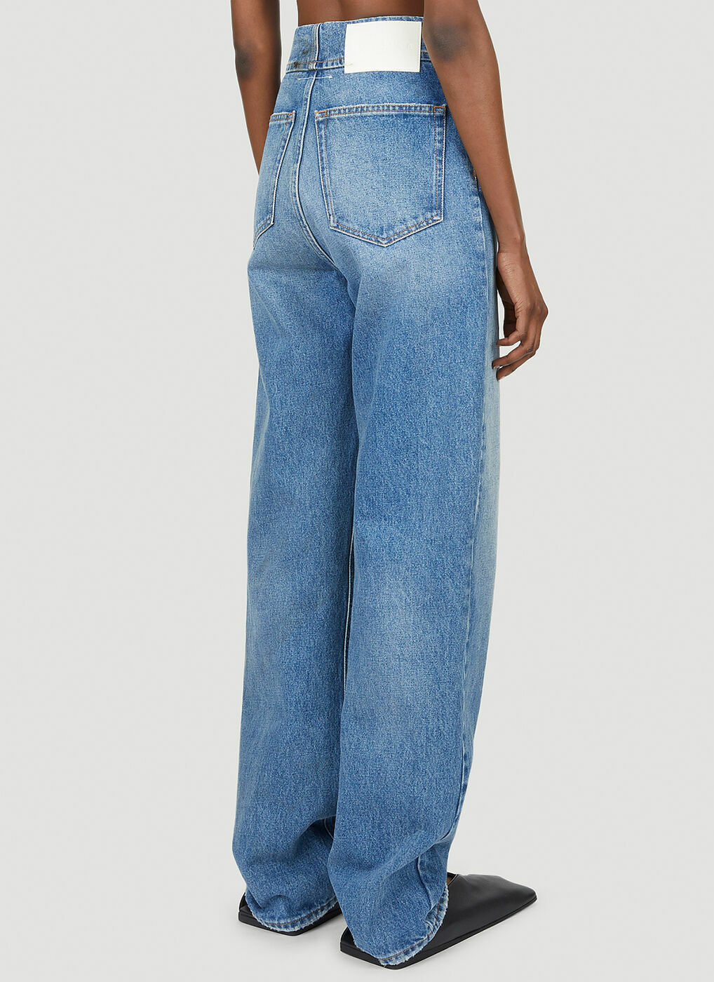 MM6 Maison Margiela - Spliced Jeans in Blue