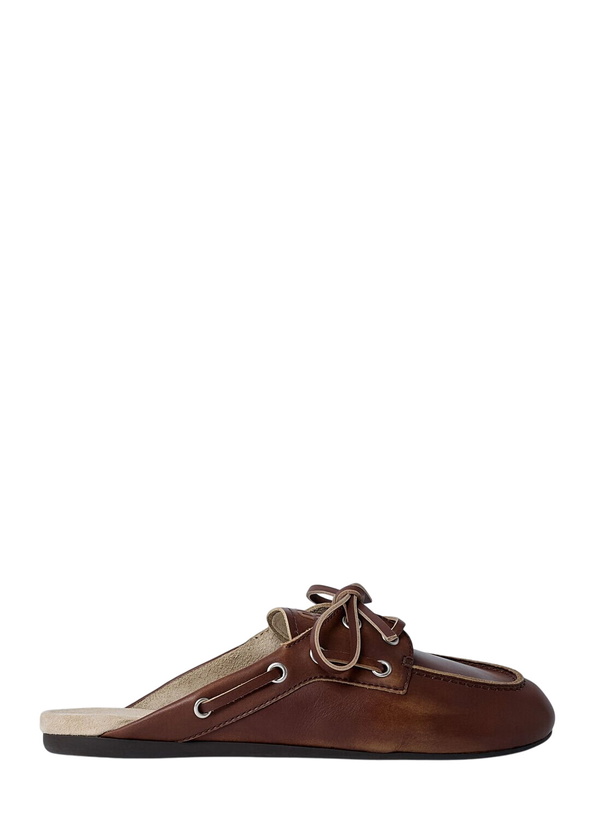 Photo: Miu Miu Leather Lace-Up Mules