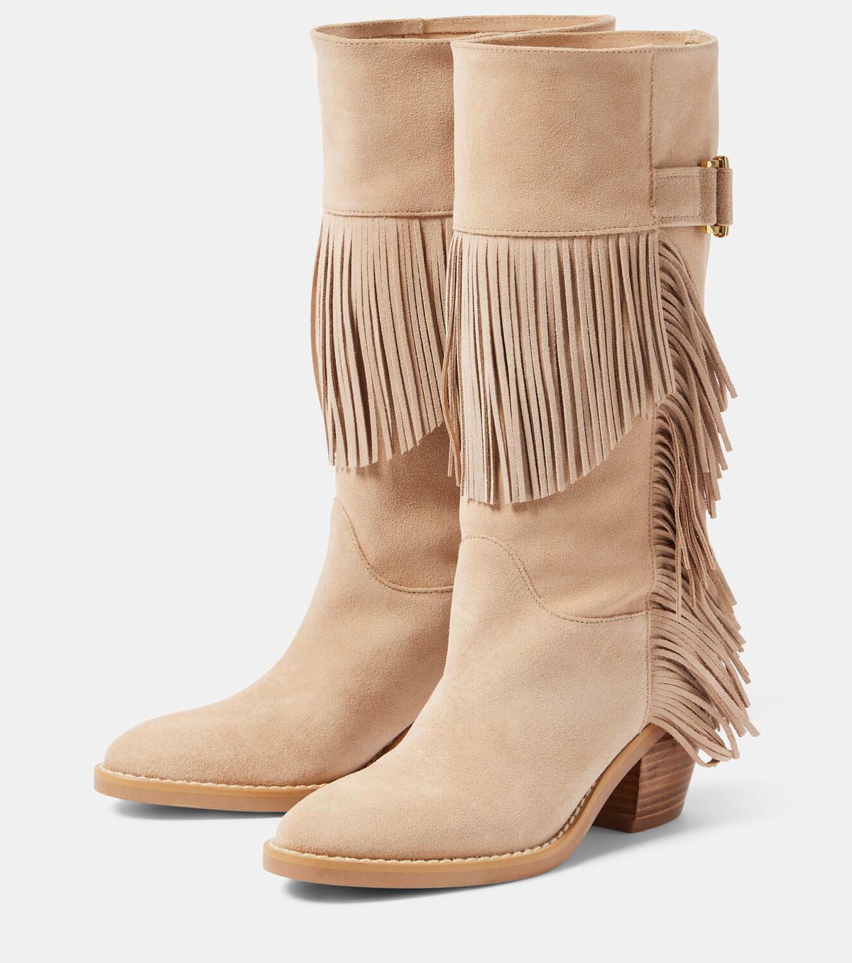 See By Chloé Santiag 65 suede knee-high boots