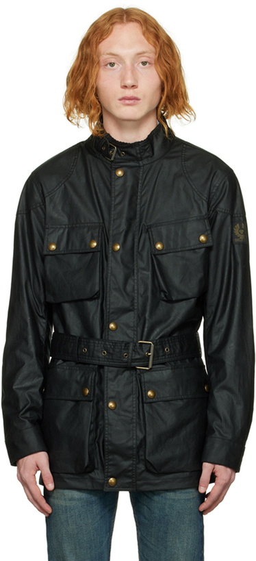 Photo: Belstaff Black Trialmater Jacket