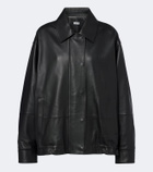 Loewe Oversized leather jacket