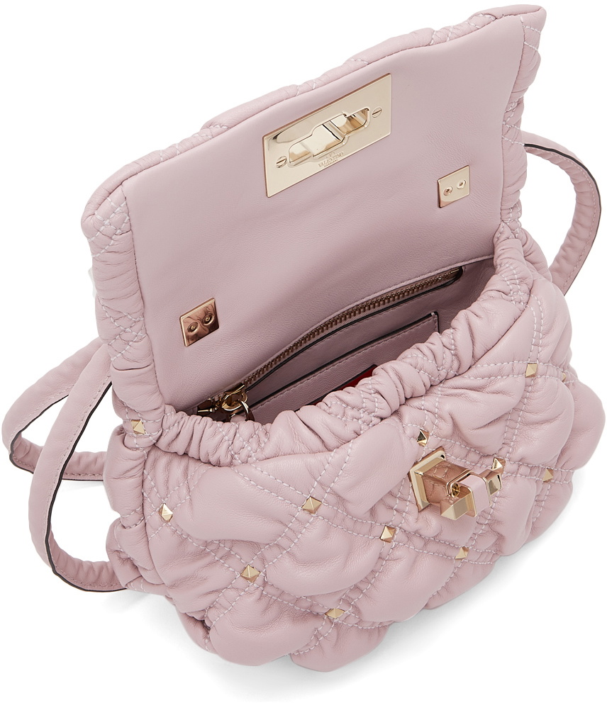 Valentino Garavani Purple Small SpikeMe Shoulder Bag Valentino