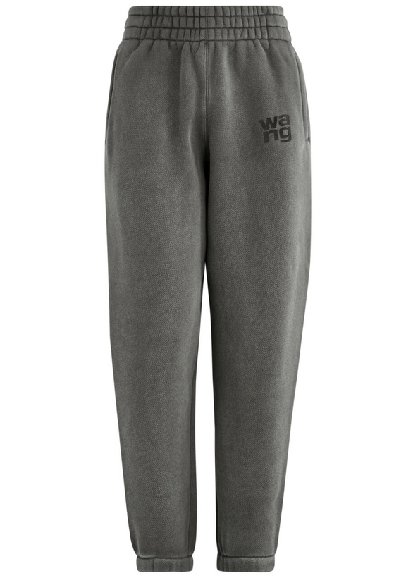Photo: Alexanderwang.t Faded Cotton-blend Sweatpants Grey