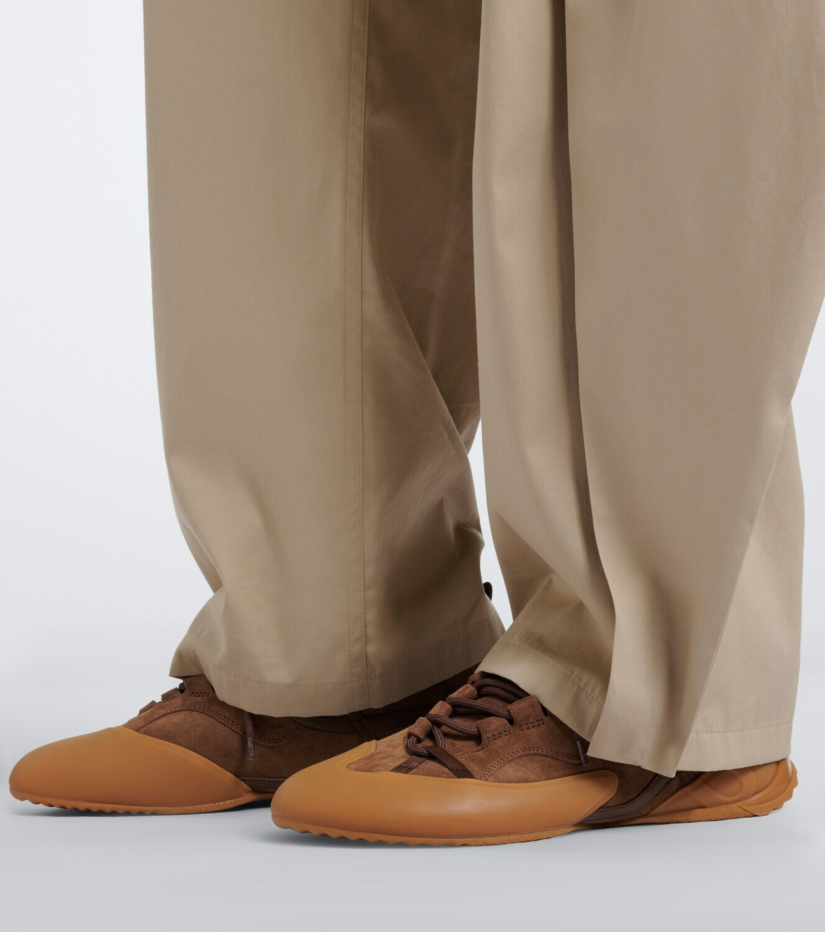 Loewe Grip Anagram suede sneakers