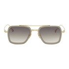 Dita Gold and Grey Flight-Six Sunglasses