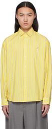 JACQUEMUS Yellow Les Sculptures 'La chemise Simon' Shirt