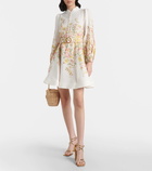 Zimmermann Matchmaker floral linen minidress