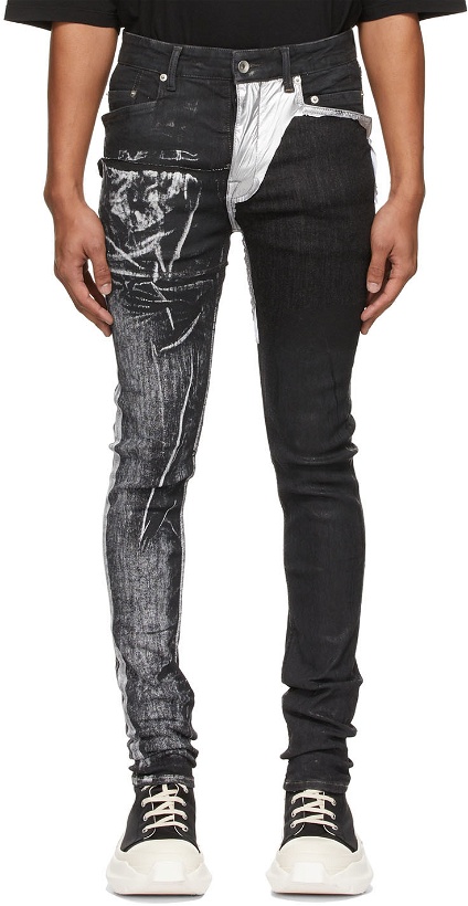 Photo: Rick Owens Drkshdw Black Denim Collage Tyrone Jeans