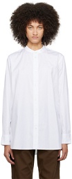 6397 White Band Collar Shirt