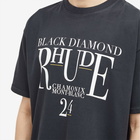 Rhude Men's Black Diamond T-Shirt in Vintage Black