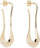 LEMAIRE Gold Short Drop Earrings