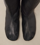 The Row Esther leather mid-calf boots