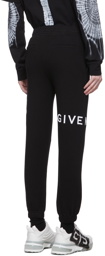 Givenchy Black 4G Embroidered Lounge Pants