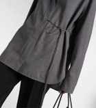 Jil Sander Belted wool shirt