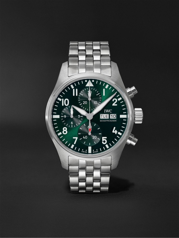 Photo: IWC Schaffhausen - Pilot's Automatic Chronograph 41mm Stainless Steel Watch, Ref. No. IW388104