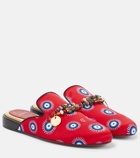 Christian Louboutin - Konstantimule embellished slippers