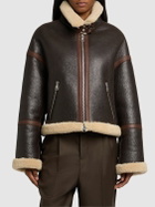 AMI PARIS Shearling Zipped Jacket