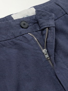 Folk - Lunar Linen and Cotton-Blend Suit Trousers - Blue